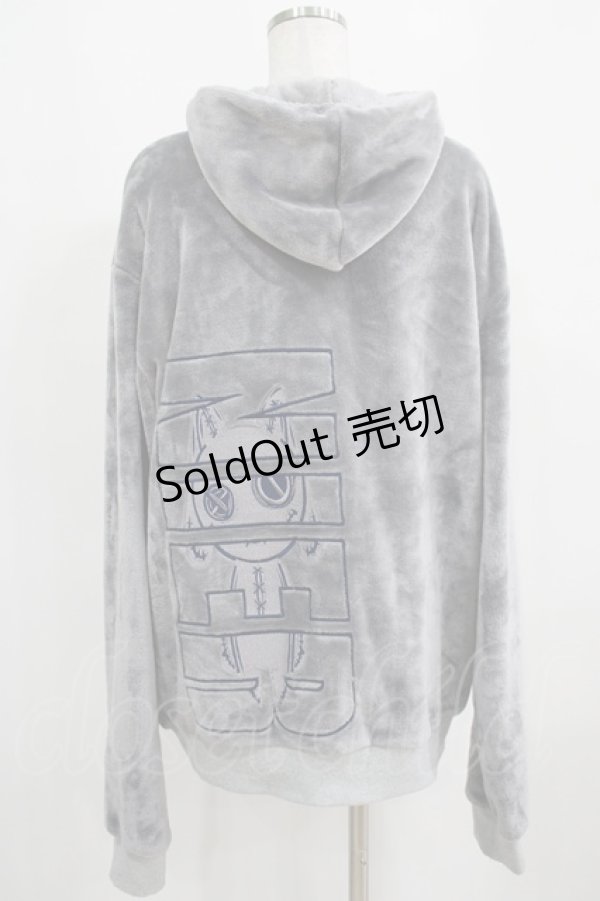 画像3: NieR Clothing / もこもこプルパーカー  グレー H-25-03-31-038-PU-TO-KB-ZH (3)