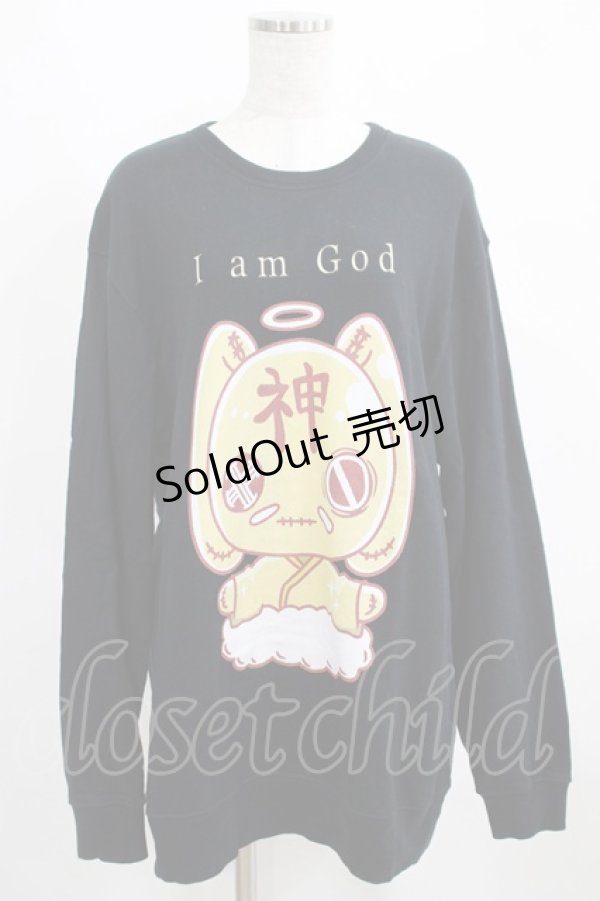 画像1: NieR Clothing / プリントSWEAT  2XL ブラック H-25-03-31-039-PU-TO-KB-ZI (1)