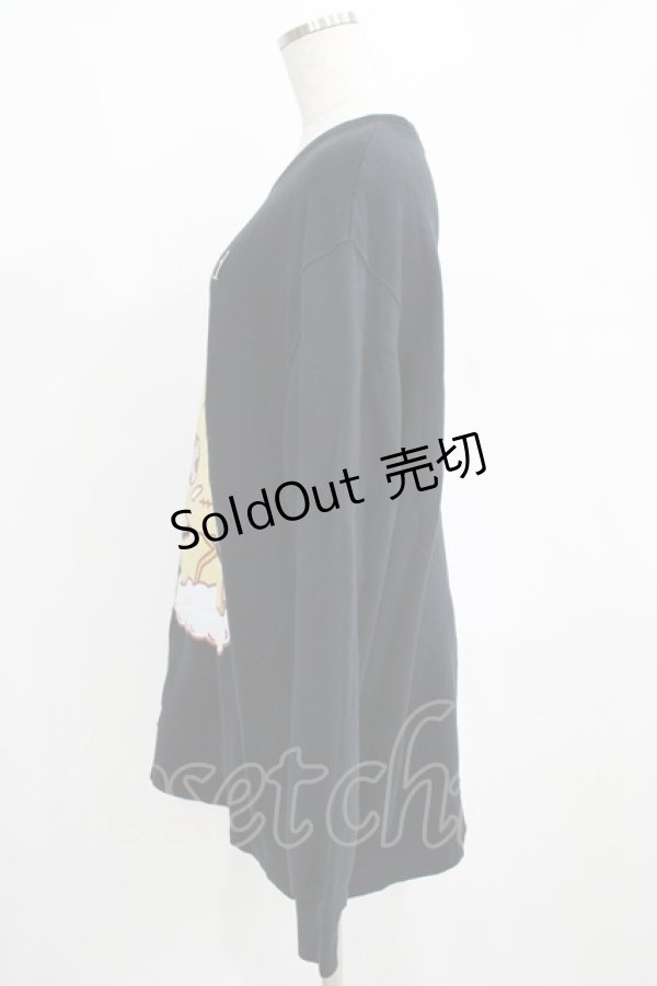 画像2: NieR Clothing / プリントSWEAT  2XL ブラック H-25-03-31-039-PU-TO-KB-ZI (2)