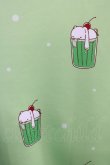画像4: NieR Clothing / 総柄ZIPパーカー  グリーン H-25-03-31-043-PU-TO-KB-ZH (4)
