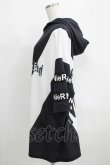 画像2: NieR Clothing / 半袖プルパーカー  黒 H-25-03-31-045-PU-TO-KB-ZH (2)