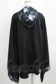 画像3: NieR Clothing / 着物風袖フードシャツ  黒 H-25-03-31-046-PU-BL-KB-ZH (3)