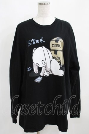 画像: NieR Clothing / COTTON LONG CUTSEW XL 黒 H-25-03-31-052-PU-TO-KB-ZI