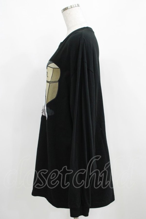 画像2: NieR Clothing / COTTON LONG CUTSEW XL 黒 H-25-03-31-052-PU-TO-KB-ZI (2)
