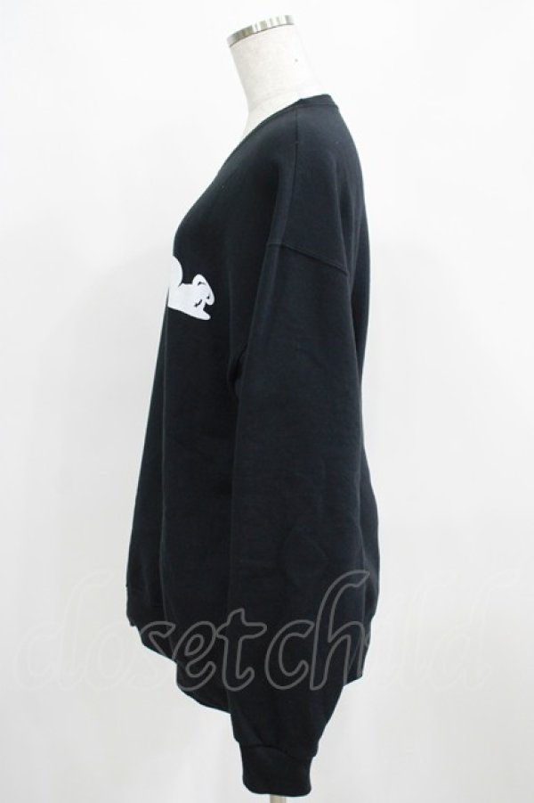 画像2: NieR Clothing / プリントSWEAT  L 黒 H-25-03-31-053-PU-TO-KB-ZH (2)