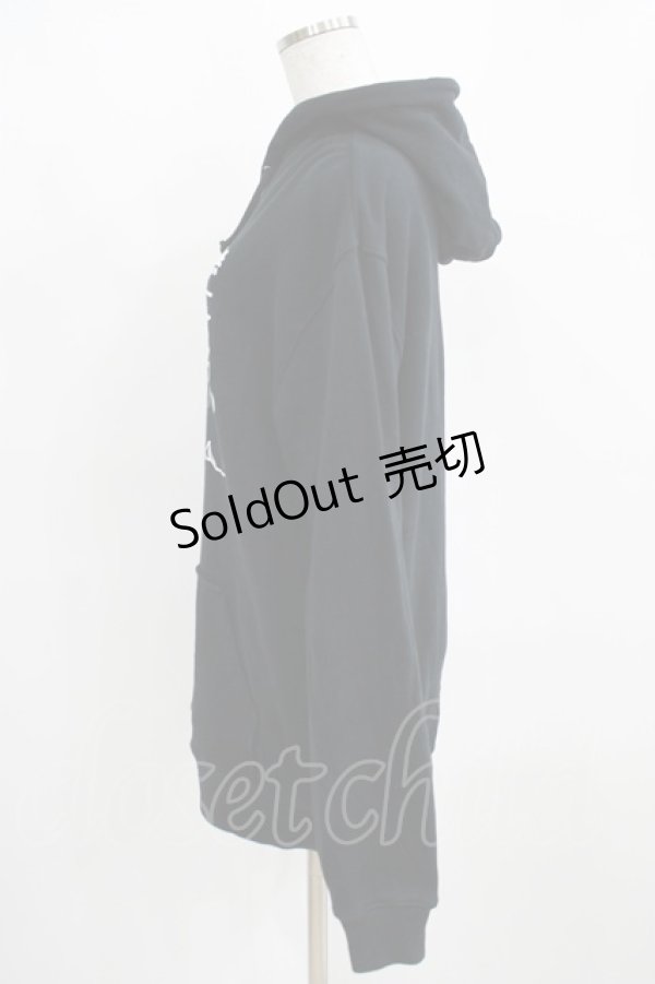 画像2: NieR Clothing / プリントプルパーカー XL 黒 H-25-03-31-057-PU-TO-KB-ZH (2)