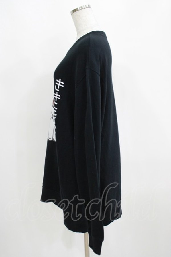 画像2: NieR Clothing / プリントSWEAT  2XL 黒 H-25-03-31-059-PU-TO-KB-ZI (2)