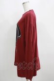 画像2: NieR Clothing / COTTON LONG CUTSEW XL エンジ H-25-03-31-064-PU-TO-KB-ZH (2)