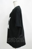 画像2: NieR Clothing / プリントCOTTON CUTSEW XL 黒 H-25-03-31-065-PU-TO-KB-ZH (2)