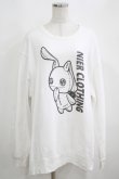 画像1: NieR Clothing / プリントSWEAT  2XL 白 H-25-03-31-067-PU-TO-KB-ZH (1)