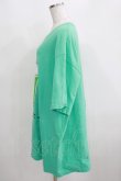 画像2: NieR Clothing / プリントCOTTON CUTSEW XXXL グリーン H-25-03-31-069-PU-TO-KB-ZH (2)