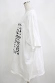 画像2: NieR Clothing / プリントCOTTON CUTSEW XXXL 白 H-25-03-31-070-PU-TO-KB-ZH (2)