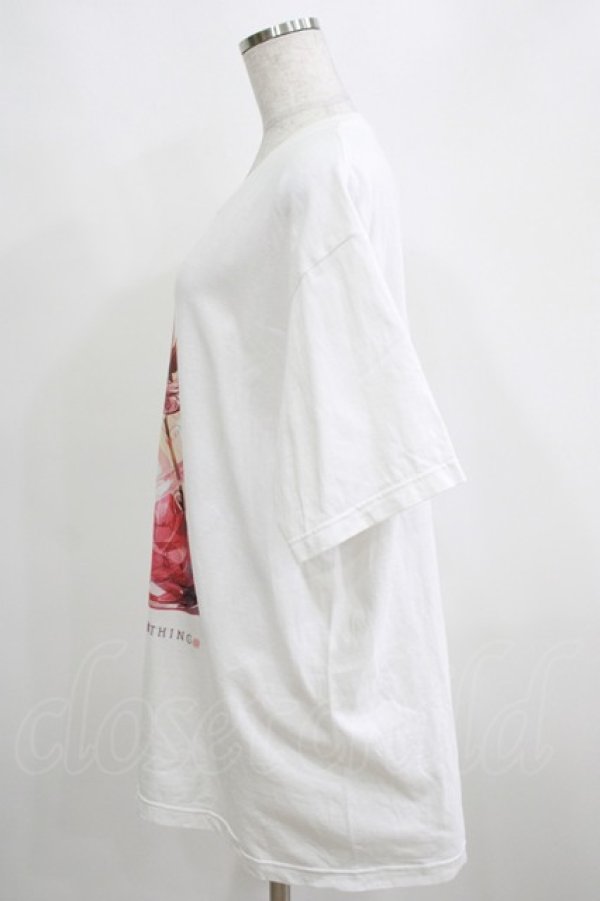 画像2: NieR Clothing / プリントCOTTON CUTSEW XL 白 H-25-03-31-071-PU-TO-KB-ZH (2)