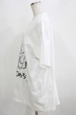 画像2: NieR Clothing / プリントCOTTON CUTSEW XL 白 H-25-03-31-072-PU-TO-KB-ZH (2)