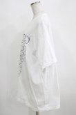 画像2: NieR Clothing / プリントCOTTON CUTSEW XL 白 H-25-03-31-073-PU-TO-KB-ZH (2)