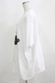 画像2: NieR Clothing / プリントCOTTON CUTSEW XL 白 H-25-03-31-075-PU-TO-KB-ZH (2)
