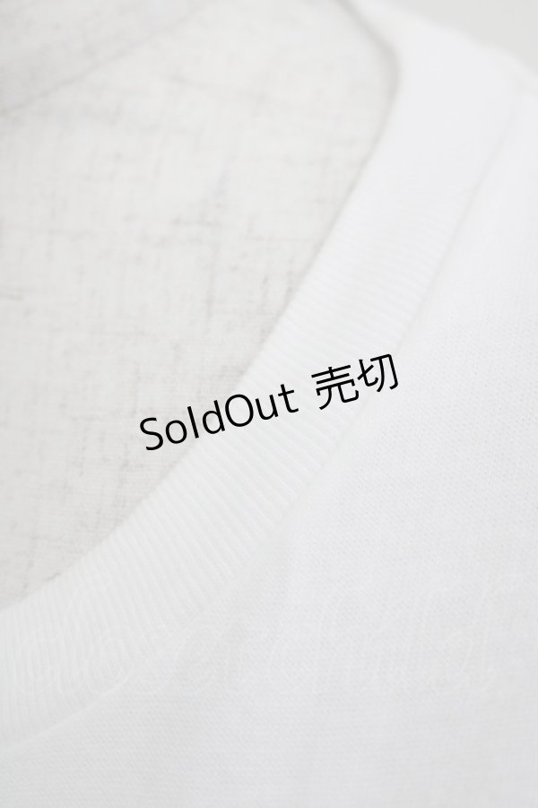 画像4: NieR Clothing / プリントCOTTON CUTSEW XL 白 H-25-03-31-075-PU-TO-KB-ZH (4)