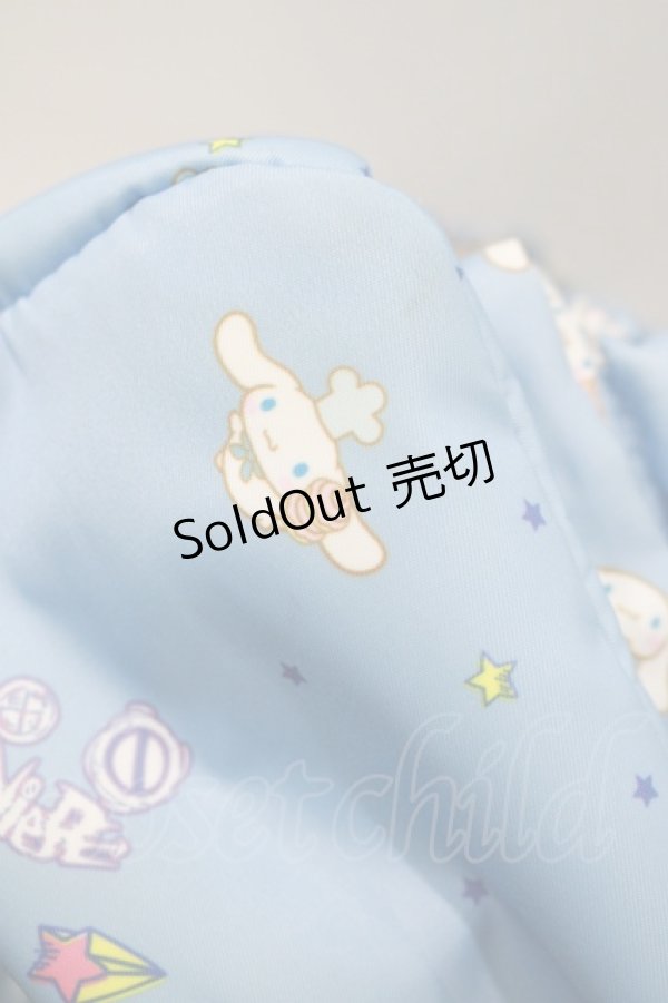 画像4: NieR Clothing / シナモロール×NieRちゃんBACK PACK  ブルー H-25-03-31-077-PU-BG-KB-ZH (4)