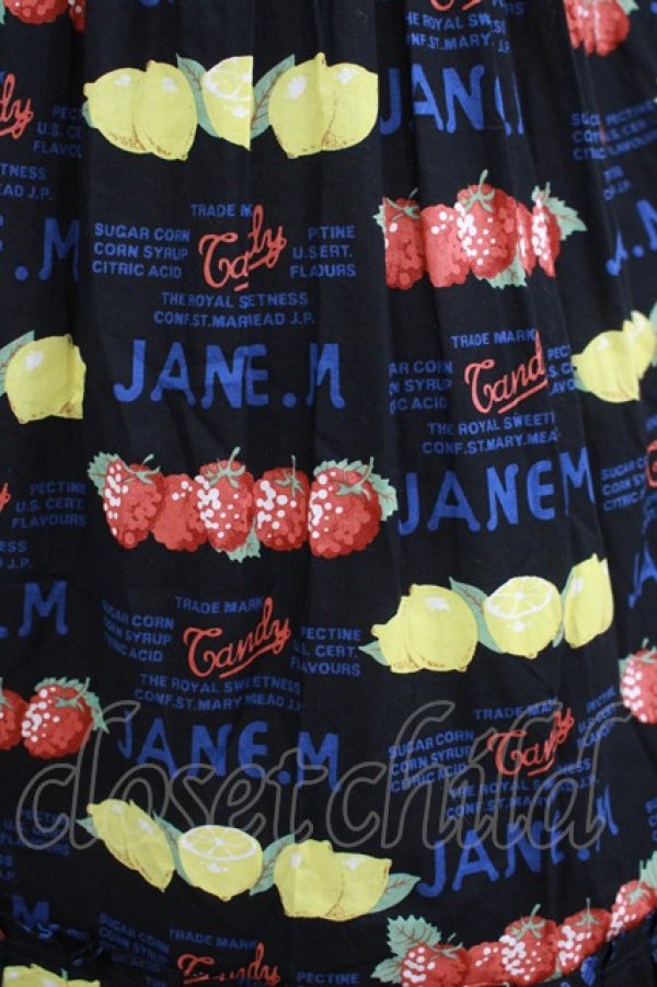 画像4: Jane Marple / キャンディペーパーのキャミソールワンピース  ブラック H-25-03-31-008-JM-OP-KB-ZH (4)
