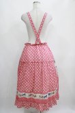 画像3: Jane Marple / Polka dots parade suspenders skirt  ピンク H-25-03-31-009-JM-SK-KB-ZH (3)