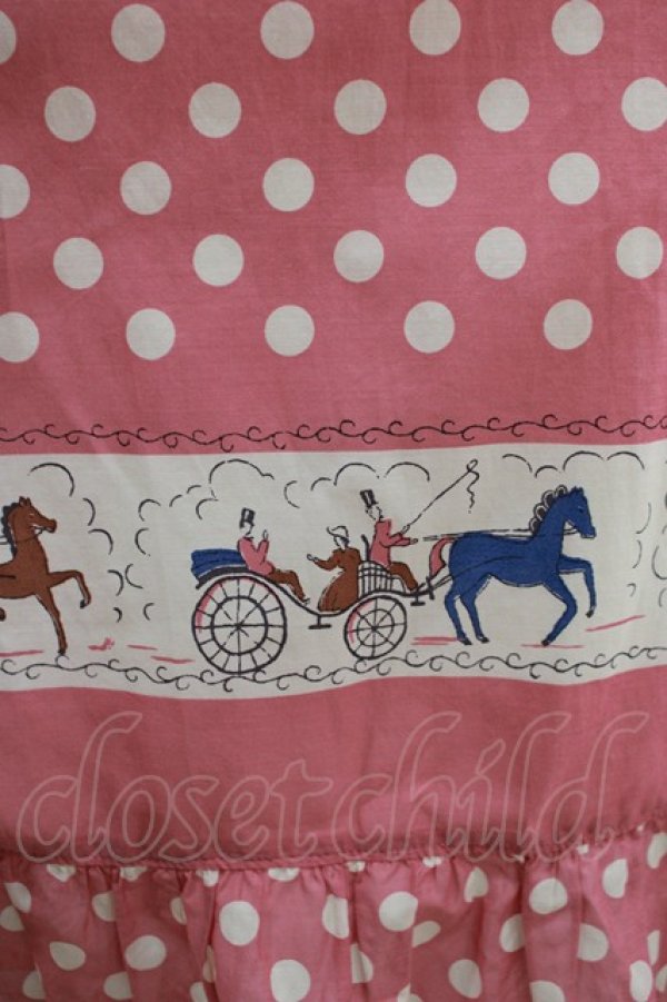 画像4: Jane Marple / Polka dots parade suspenders skirt  ピンク H-25-03-31-009-JM-SK-KB-ZH (4)
