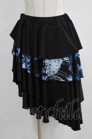 画像: NieR Clothing / インナーパンツ付スカート  黒 H-25-03-31-015-PU-SK-KB-ZH