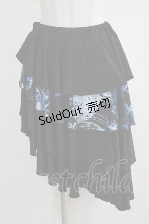 画像1: NieR Clothing / インナーパンツ付スカート  黒 H-25-03-31-015-PU-SK-KB-ZH (1)