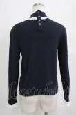 画像3: Jane Marple / Royal-fraise lace-trim pullover  ネイビー×アイボリー H-25-04-01-029-JM-OP-KB-ZH (3)