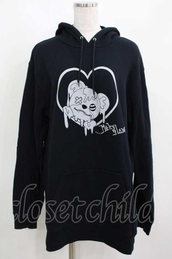 画像1: meltyglow / プリントプルパーカー 2XL 黒 H-25-04-01-032-PU-TO-KB-ZH (1)