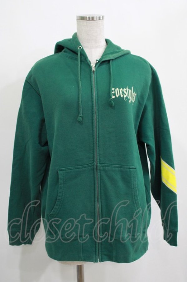 画像1: ZOESTYLES / HOODED ZOE THE CROSS M グリーン×ベージュ×イエロー H-25-04-01-035-GO-TO-KB-ZH (1)