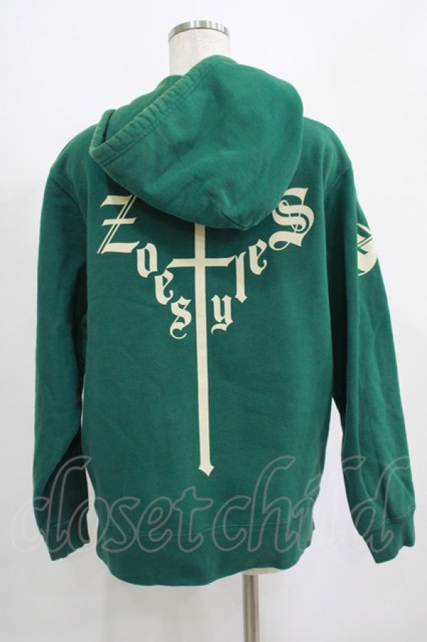 画像3: ZOESTYLES / HOODED ZOE THE CROSS M グリーン×ベージュ×イエロー H-25-04-01-035-GO-TO-KB-ZH (3)