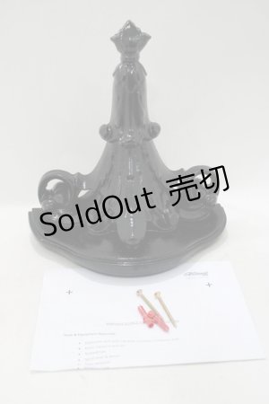 画像: THE BLACKENED TEETH / Baloque Gothic Sonce Wall Shelf   H-25-04-01-048-PU-ZA-KB-ZH