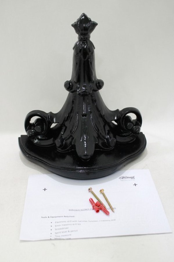 画像1: THE BLACKENED TEETH / Baloque Gothic Sonce Wall Shelf   H-25-04-01-048-PU-ZA-KB-ZH (1)
