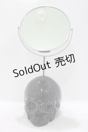画像: THE BLACKENED TEETH / Skull Vanity Mirror   H-25-04-01-055-PU-ZA-KB-ZH