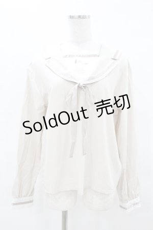 画像: Avail / サンリオキャラクターズコラボ ぽちゃっこブラウス M ベージュ H-25-04-01-1048-0-BL-NS-ZH
