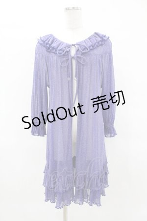 画像: Dear Celine / ラメフリルガウン S ブルー H-25-04-01-1056-LO-TO-NS-ZH