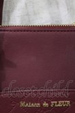 画像3: Maison de FLEUR / モノグラムポケットボストンショルダーバッグ  ワイン H-25-04-01-1014-LO-BG-NS-ZH (3)