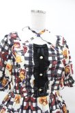 画像4: axes femme kawaii / ベアズベーカリー柄ロングワンピース M ブラック H-25-04-01-1016-AX-OP-NS-ZH (4)