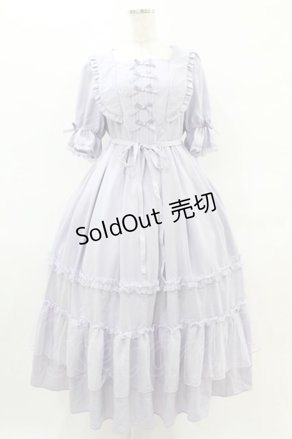 画像1: axes femme kawaii / プチリボンワンピース M ラベンダー H-25-04-01-1017-AX-OP-NS-ZH (1)