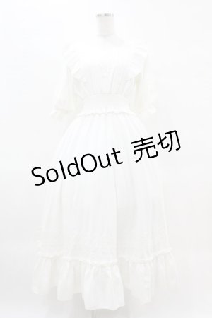 画像: Amavel / Feminine Bouquet ロングワンピース Free オフ H-25-04-01-1020-CA-OP-NS-ZH