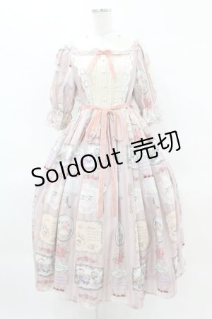 画像: axes femme kawaii / ティティ×ベアファミリーワンピース M ピンク H-25-04-01-1021-AX-OP-NS-ZH