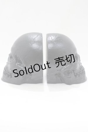 画像: THE BLACKENED TEETH / Full Skull Bookends   H-25-04-01-060-PU-ZA-KB-ZH