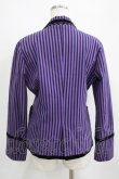 画像3: STIGMATA / Stripe School Jacket  パープル×ブラック H-25-04-01-011-GO-JA-KB-ZT439 (3)