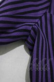 画像4: STIGMATA / Stripe School Jacket  パープル×ブラック H-25-04-01-011-GO-JA-KB-ZT439 (4)