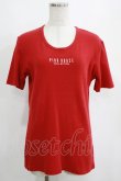 画像1: PINK HOUSE / ロゴTシャツ L レッド H-25-04-02-041-LO-TS-NS-ZH (1)