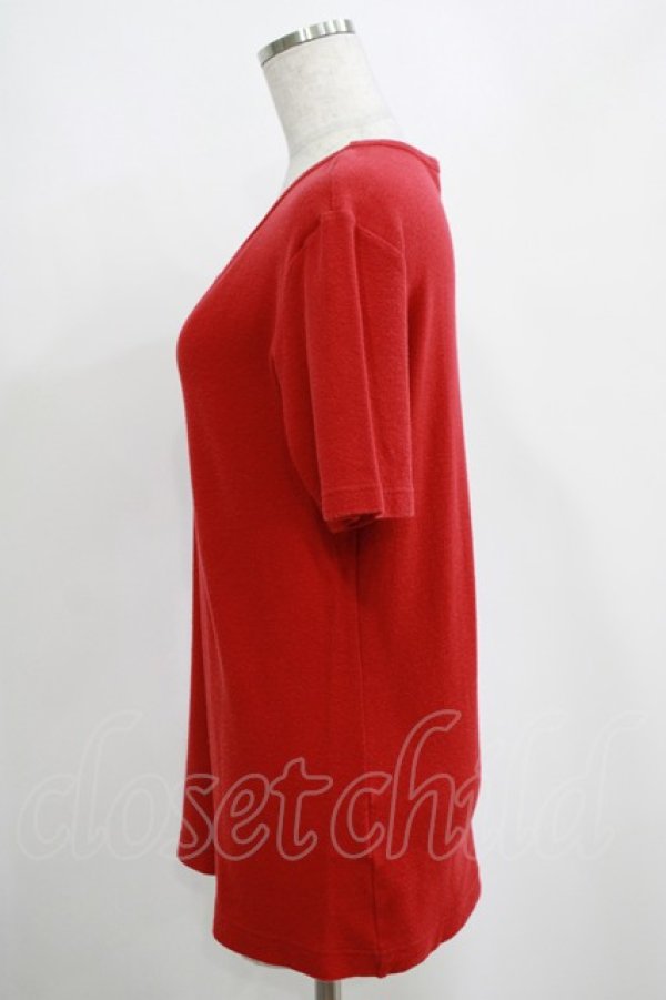 画像2: PINK HOUSE / ロゴTシャツ L レッド H-25-04-02-041-LO-TS-NS-ZH (2)