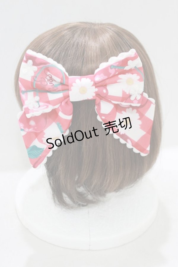 画像2: Angelic Pretty / Fresh Cherryバレッタ  レッド H-25-04-02-058-AP-AC-NS-ZH (2)