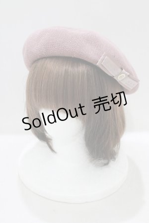 画像: m petit by misako / NINA's AMカメオベレー  ピンク H-25-04-02-062-LO-AC-NS-ZH