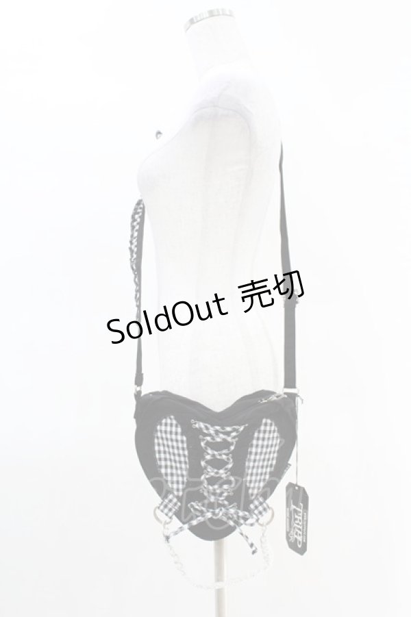 画像1: TRIPP NYC / BO PEEP HEART BAG  ホワイト H-25-04-02-1001-0-BG-KB-ZH (1)