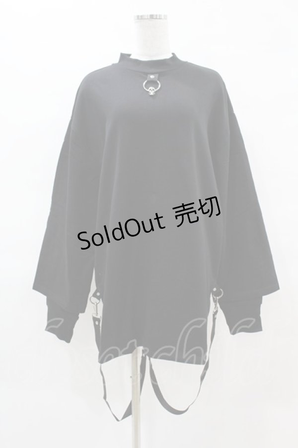 画像1: KILL STAR / FLAYER SWEAT SHIRT XS ブラック H-25-04-02-1051-SL-TO-KB-ZH (1)